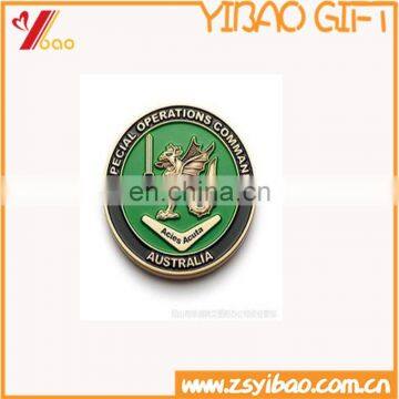 Newest custom 3D/2D logo metal coins plated gold / silver for souvenir/promotion