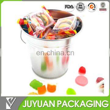 hot sale round small tin bucket with handle