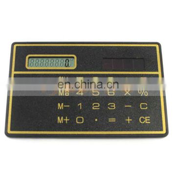 3mm Thickness Slim Flat Solar Digital Portable Pouch Mini Calculator