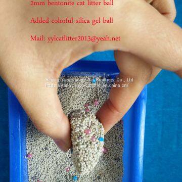 Less dust and strong odor control bentonite cat litter added apple scent