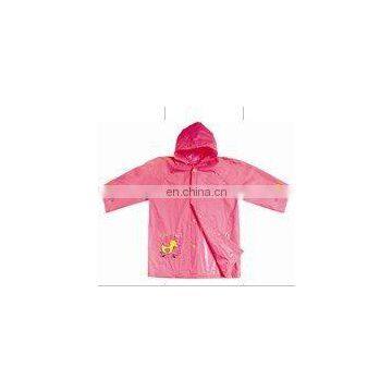 Pvc Children Raincoat