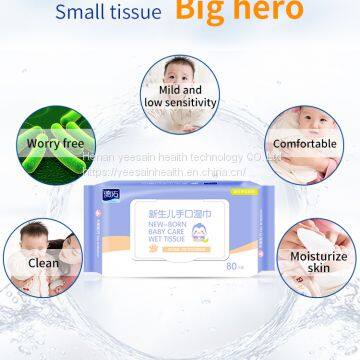 Wholesale Organic Bamboo Flushable Wet Tissue Paper Biodegradable Hand and Face Clean Baby Water Wet Wipes photo-3