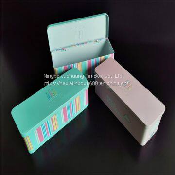 Hinged Cosmetic Tin Box Pantone Color eye cream hand cream Tin Package