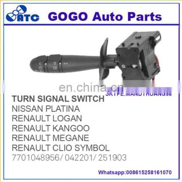 GOGO Superb auto parts germany STEERING COLUMN SWITCH renault turn signal switch 7701048956