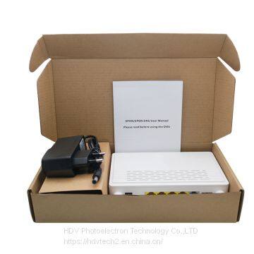 XPON Both Gpon and Epon ONU 1GE 3FE Phone for Family Gateway WIFI With 2 Antennas photo-4