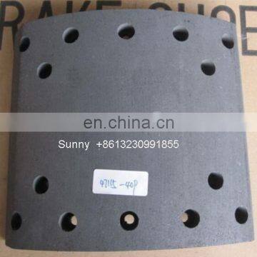 Truck trailer drum brake lining 47115-409