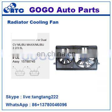 Radiator A/C Cooling Fan for cv mlibu maxx/mlibu 2.2/3.5l OEM 15788745