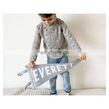 New Design Bunting Banner Printed Triangle Felt Advertising Flag photo-7