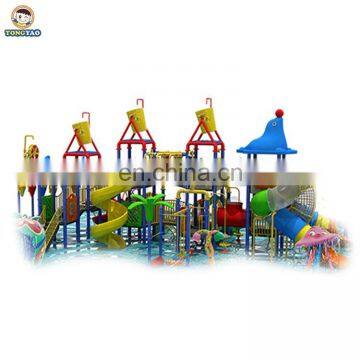 Popular Equipment Spray Water Park Plastic Water Slide For Sale