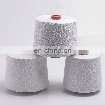 Wholesale Manufacturing 21s Crochet Milk Ring Spun White Pima Organic Cotton Knitting Yarn photo-7