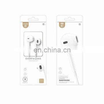 i5 3.5mm Universal headset for mobile phone and tablet