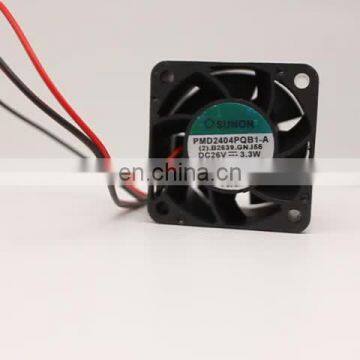 PMD2404PQB1-A DC24V 4.1W 40*40*28mm double ball inverter cooling fan industrial fan