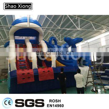 Cheap Commercial Grade Backyard Double Slide Pool Inflatable Water Slide Slides for Adults photo-2