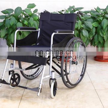 Manual & foldable wheel chair for disabled & handicapped person zy