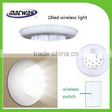18led super bright remote controlled battery operated led light