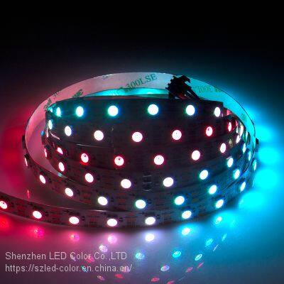 Flex LED Strip dc5v Digital RGB 10mm pcb SK6812 RGB Colorful LED Strip LC8812B