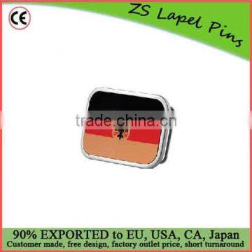 Factory price custom quality German Flag with Emblem Belt Buckle