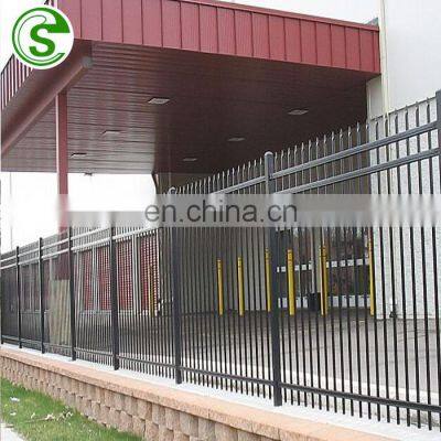 Hebei wrought forged iron used temporary fences/tubular fence cheap fence