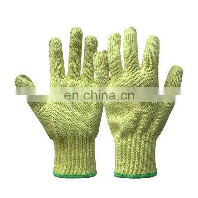 Aramid knit Cut Resistant Safety Work Gloves Anti Flame Safety Work Gloves Anti Cut Safety Hand Gloves