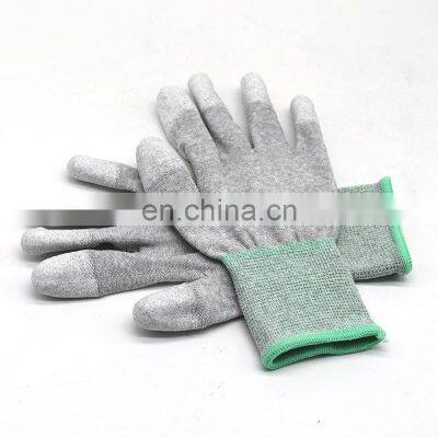 Cheapest Price Electronic Industrial Safety Carbon Fiber Top Fit ESD Antistatic Gloves for Assembly photo-4