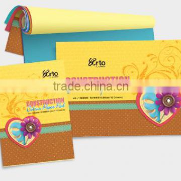 Pad - Construction Colour Paper Pad (mix 10 colours) (CAMPAP)