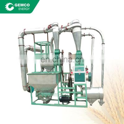 small corn flour processing 4 ton per day mini flour milling machine commercial