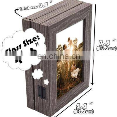 Vintage Hinged Table Desk Top Picture Photo Frame photo-4