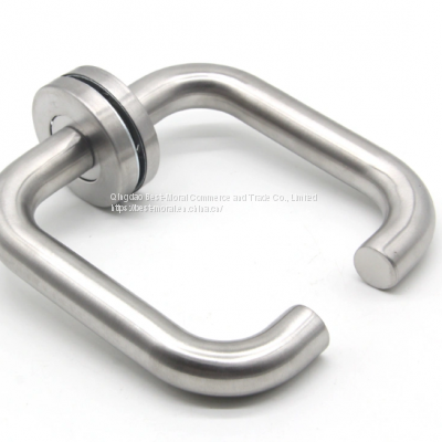 Satin Finish Entrance Door Handle Fire Rate Door Handle Stainless Steel Interior Door Handle photo-3