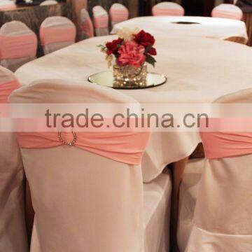 Wedding spandex chair sash with buckle for banquet hotel party