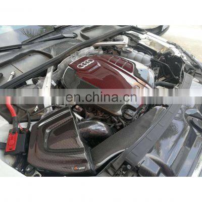 OEM & ODM Service Manufacturer Hot Sale 3K Twill Dry Carbon Fiber Air Intake Kit For AUDI A4 B9
