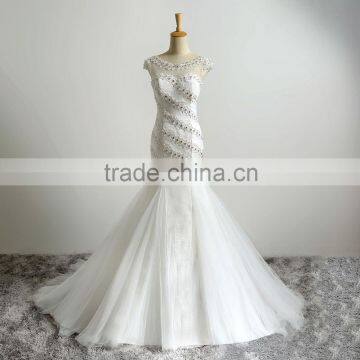 C71639A White beautiful Wedding Dress mermaid wedding dress