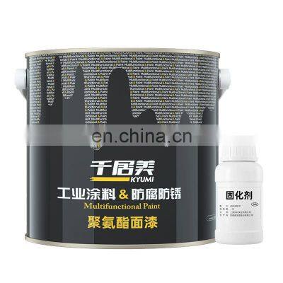 Building Steel structure Two pack polyurethane finish paint Aliphatic acrylic polyurethane topcoat