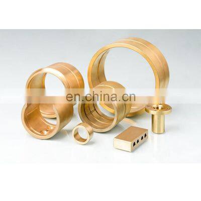 Wholesale Customized Oil Groove Brass Shaft Bushing Centrifuged Bronze Bushing custom bronze gunmetal bush,metal bushing manufac