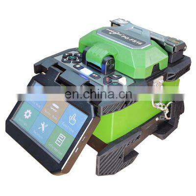 PG-FS16 automatic fiber optic splicing machine , screen touch screen,10 languages