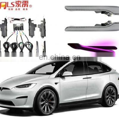 Factory Sonls Exterior Gloss Black Door Handle For Model 3 Model y Four Doors