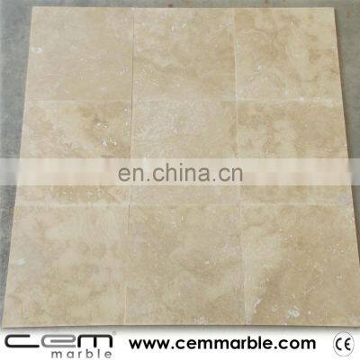 Premium Customized Wholesale Classic Beige Travertine Tile Honed and Filled Made in Turkey CEM-FH-01-24 photo-2