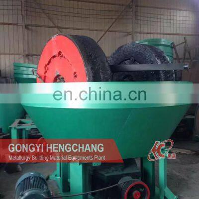 1500 Wet Pan Mill for Alluvial Gold Ore Processing Line Grinding Gold Machine Wet Pan Mill For In Sudan