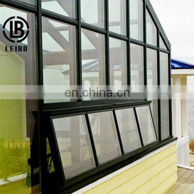 New Modern rain proof polycarbonate skylight roofing roof skylight Tempered glass Bi Folding Sliding Swning Window Skylight