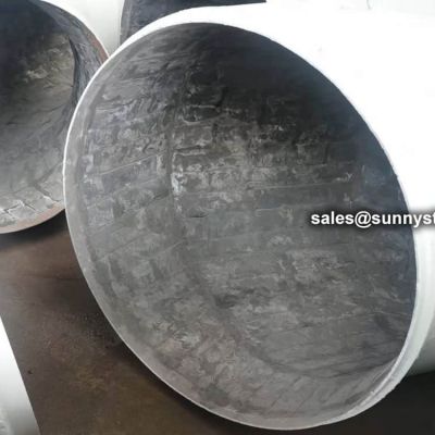 Cast Basalt Tile Lined Pipes