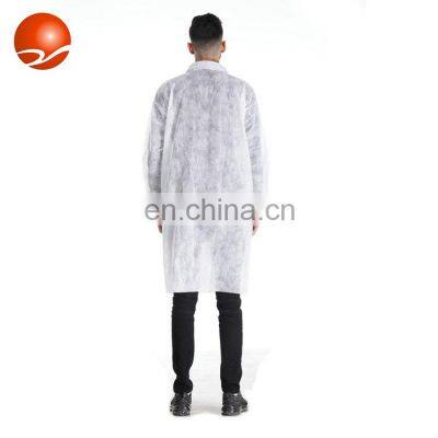 Good Protective Lab Coat Disposable Workwear Uniform With Hook and Loop Fastener photo-2
