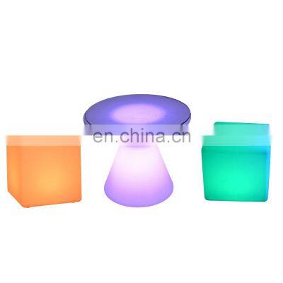 nightclub bar furniture club chair cube mesas led