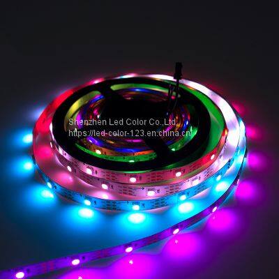 DC5V 9W/M PCB8MM SMD5050 RGB Flexible LED Light Strip Decor Ambient Lighting SK6812 LED Strip photo-5