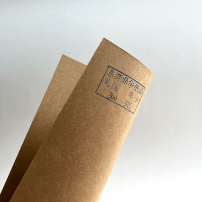 100% Wood Pulp Pitched Kraft Paper Without Fluorescence