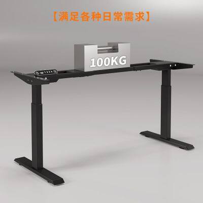 LED Home Office Electric Standing Desk Height Adjustable Computer Desk photo-4
