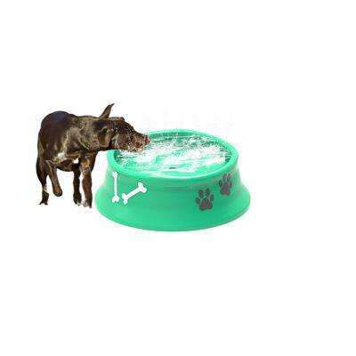 puppy splash pad and slide for backyards pad anti-slip dog pool for dogs and pet splash proof dog water bowl