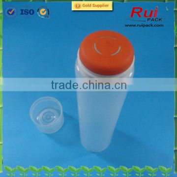 Customized Cosmetic Soft Tube With Clear Screw Cap For Deodorant Powder/lotion Container