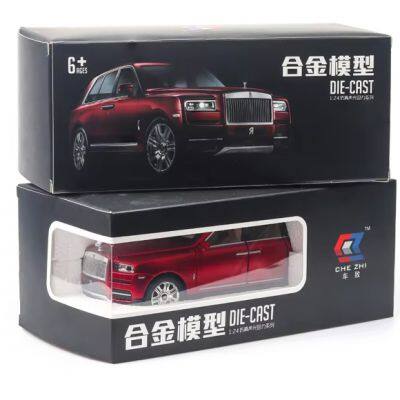 Wholesale 1:24 Scale Cullinan Pull Back Die Cast Toy Cars With 6 Open Door Alloy Car Toy Model For Kid