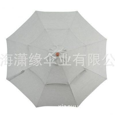 Outdoor Umbrella With Fan Outdoor Sunshade Breathable Courtyard Umbrella Restaurant Scenic Spot European Style Terrace Umbrella photo-2