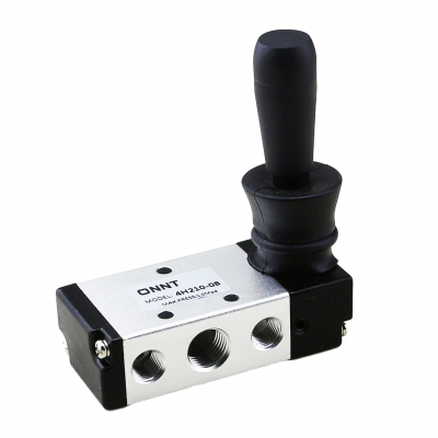 Customizable 5 Way 2 Position Pneumatic Hand Lever Valve 4H210-08 Exhaust G1/8 G1/4 Gas Hand Pull Valve Structurally Controlled