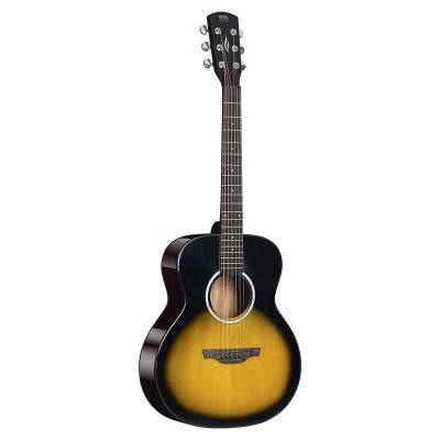 China Factory Wholesale 36-inch Acoustic Guitar - Model: OTIS - 36 Cloud Sand Taylor Body Glossy Plywood M-14 (Sunset Color) photo-3